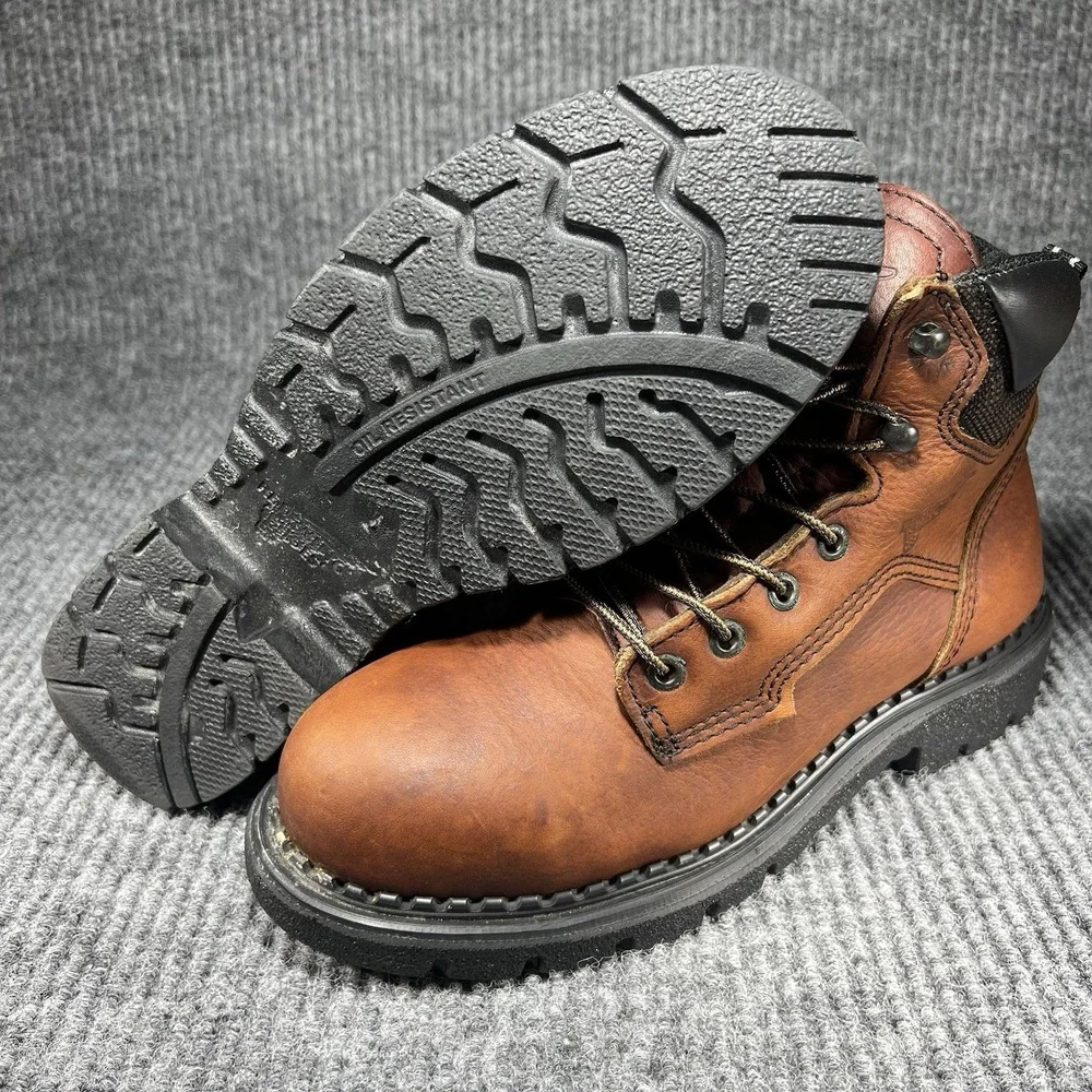 Red Wing Steel Toe Oil Resistant Safety Boot - Picture 10 of 12